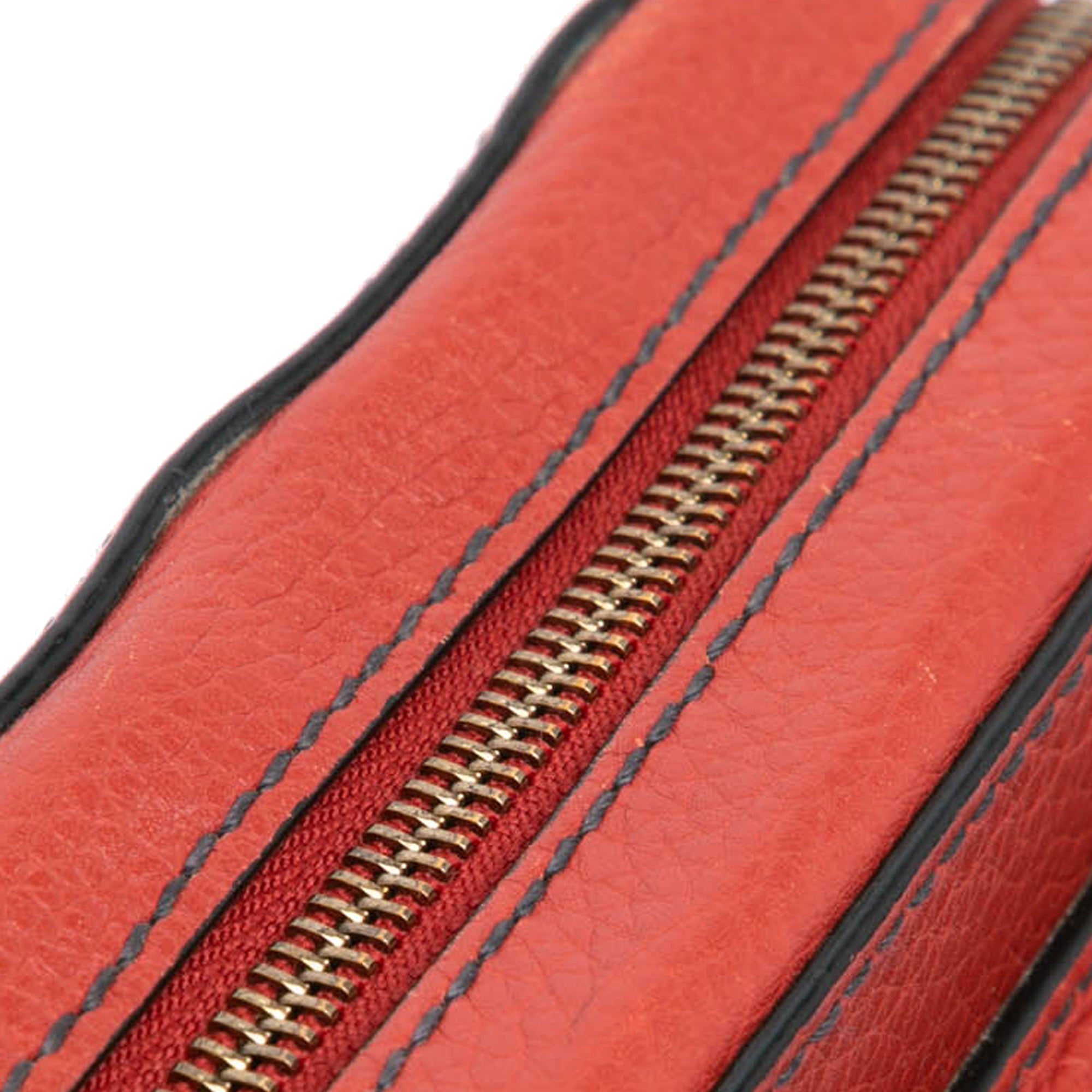 Dior | Pre-Owned Leather JAdior Camera Bag | Red