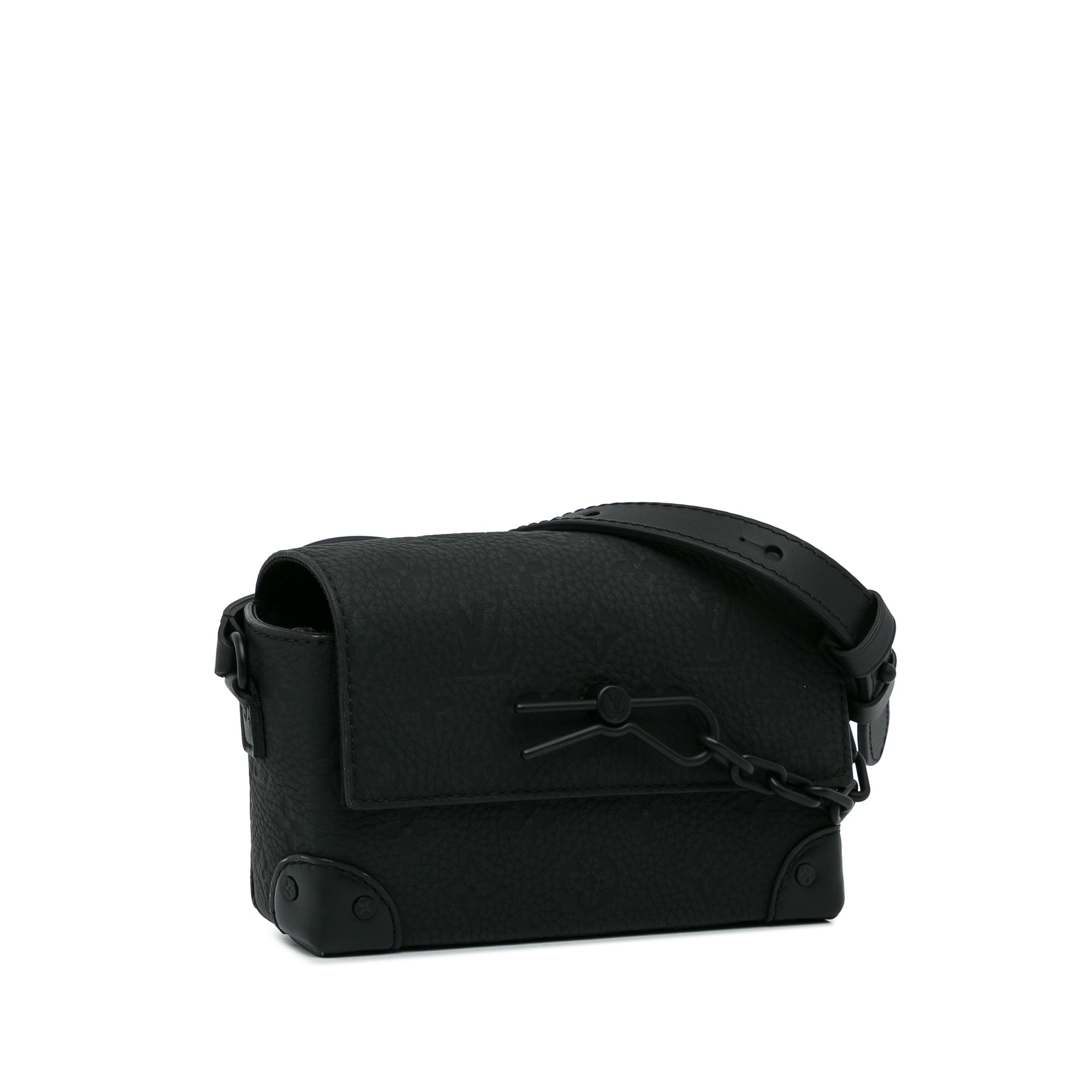 Louis Vuitton | Pre-Owned Monogram Taurillon Steamer Wearable Wallet | Black