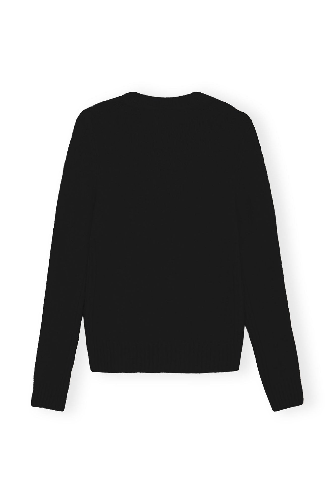 Brushed Alpaca O-Neck | Black