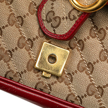 Gucci | Pre-Owned Small GG Marmont GG Matelasse Diagonal Canvas Shoulder Bag | Brown/Beige