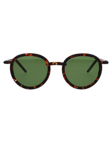 Unisex | Segmenti Oval Sunglasses | Brown Lens | Tortoise