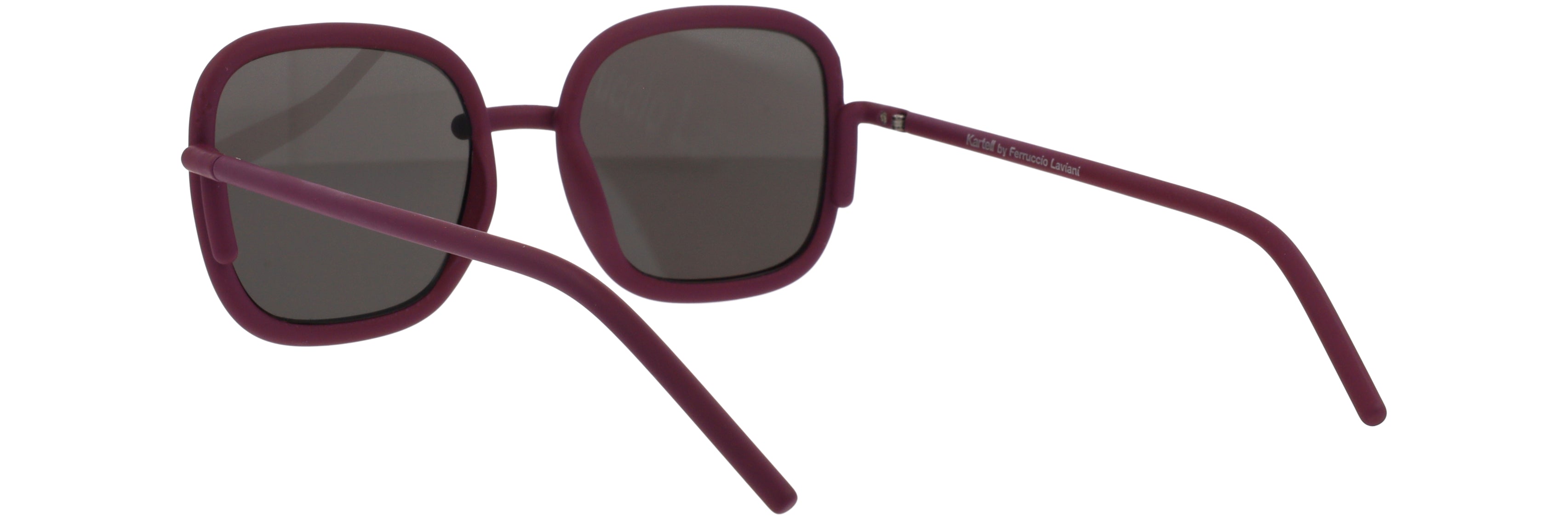 Unisex | Segmenti Square Sunglasses | Violet Lens | Violet