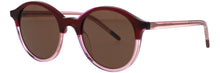 Unisex | Squared Round Sunglasses | Violet Lens | Violet