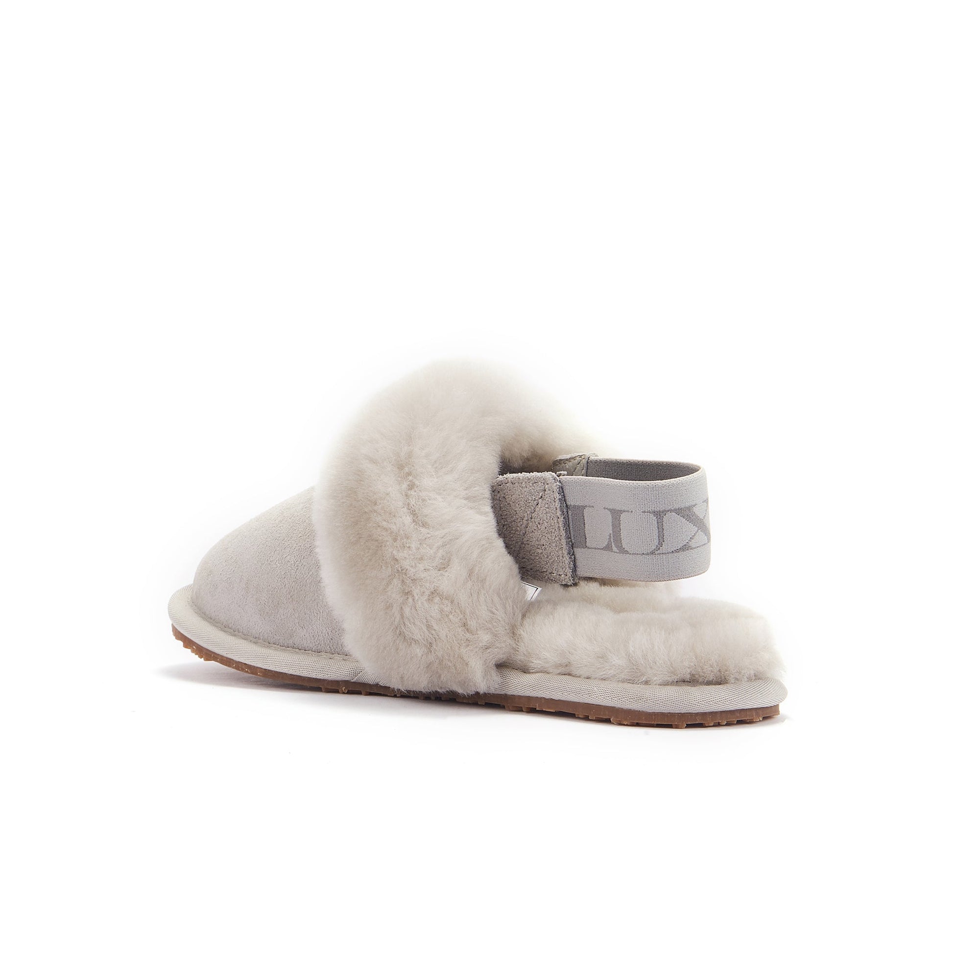 KIDS SLINGBACK MULE ICE GRAY (ELASTIC) - Australia Luxe Collective