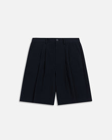 Eco Pleated Short | Blue