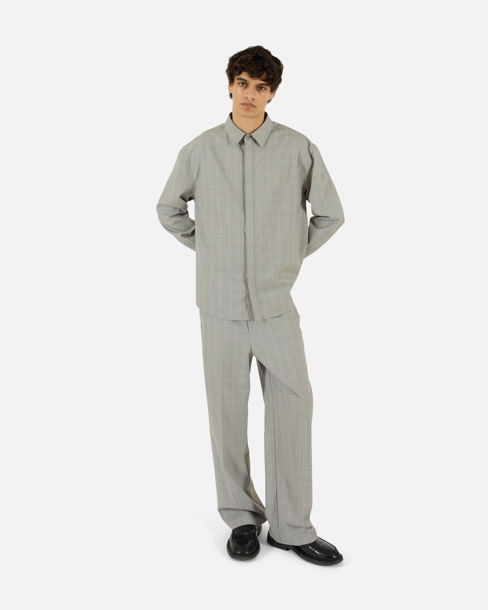 Elliott Plaid Trouser | Beige