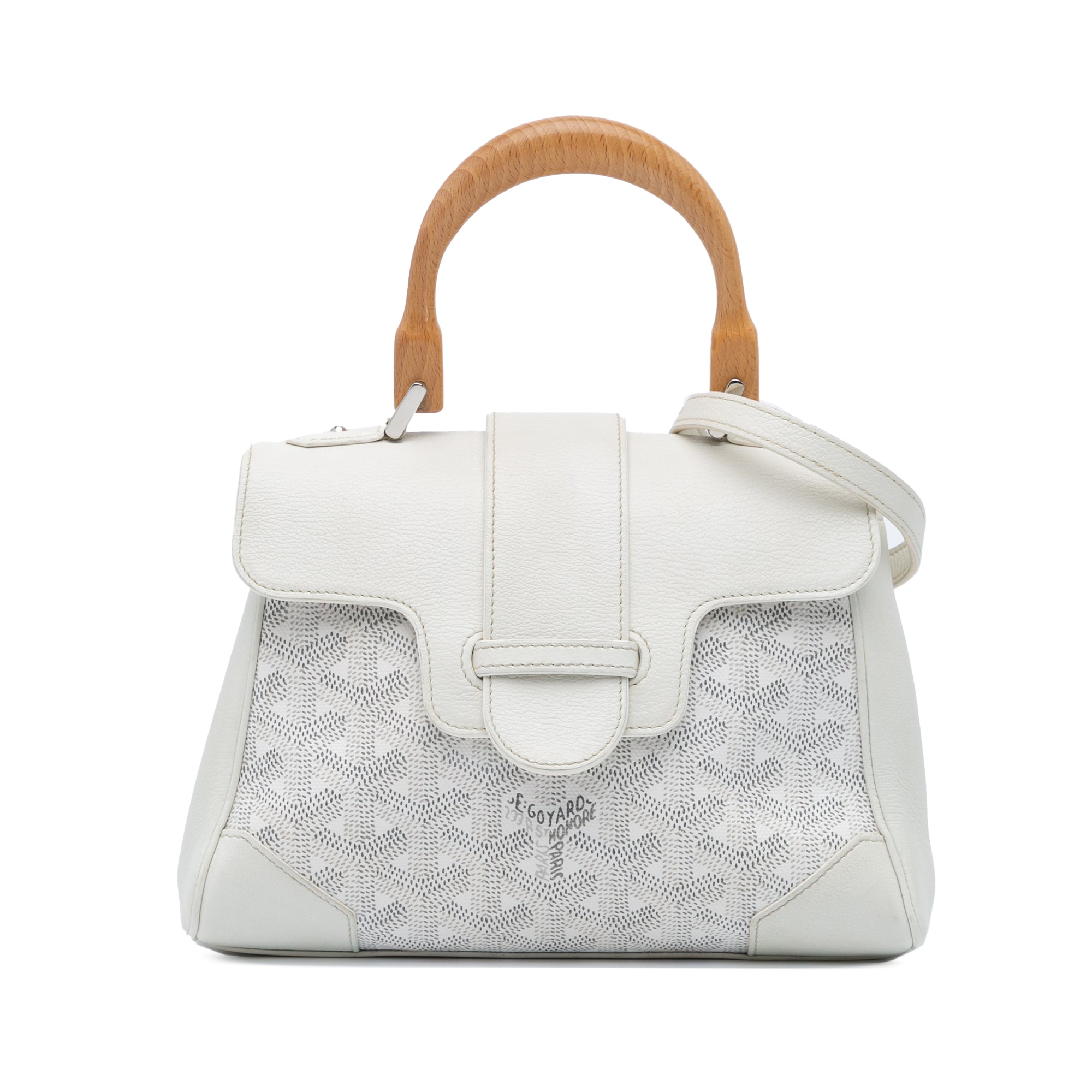 Goyard | Pre-Owned Mini Goyardine Saigon Souple - II | White