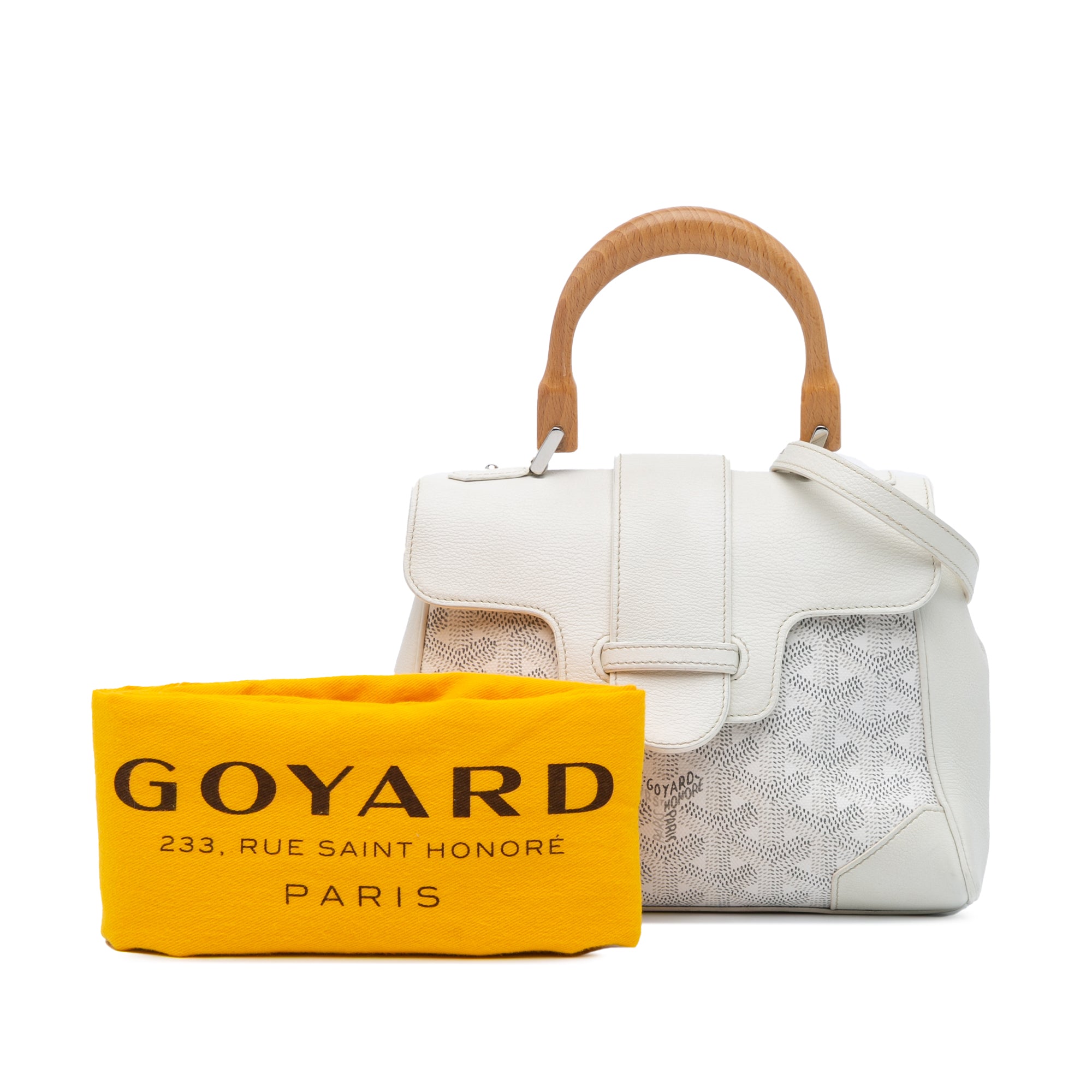 Goyard | Pre-Owned Mini Goyardine Saigon Souple - II | White