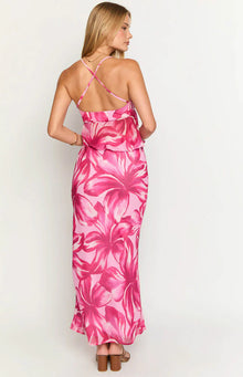 Karla Floral Maxi Skirt | Pink