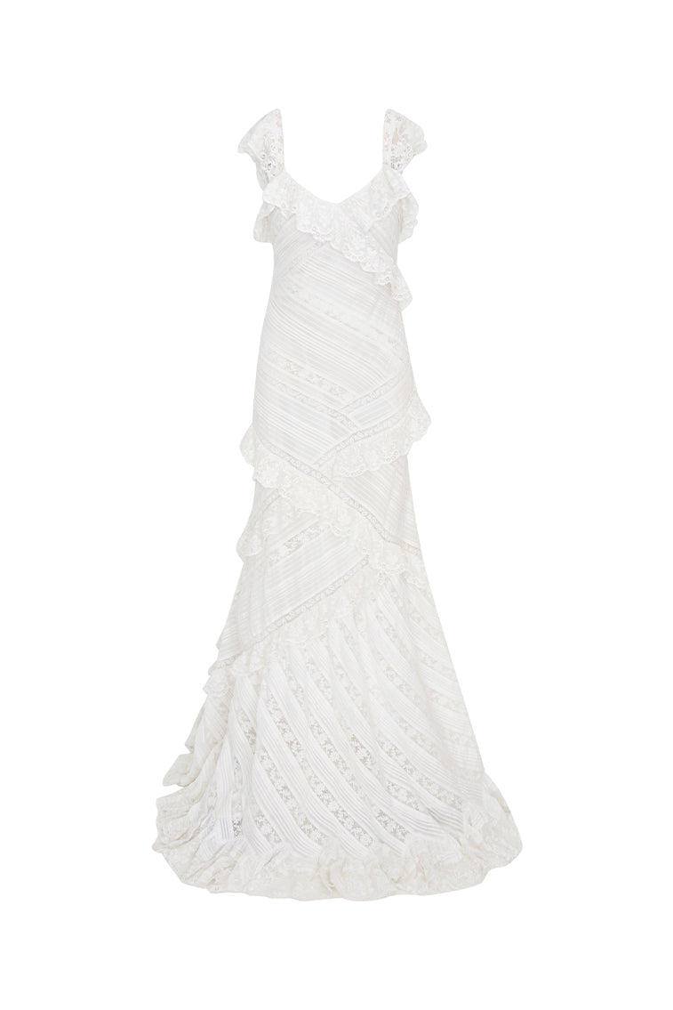 Lalika Lace Maxi Dress | True White