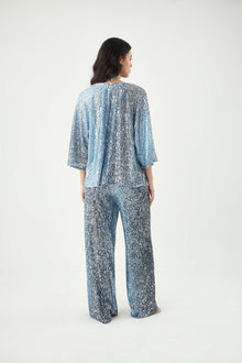 Quinn Pant | Sequin Blue
