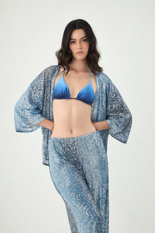 Quinn Pant | Sequin Blue