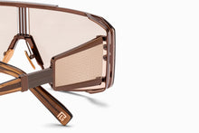 Unisex | Le Masque Sunglass | Brown - Crystal Brown - Side Lens w /PB Pattern | Medium Brown