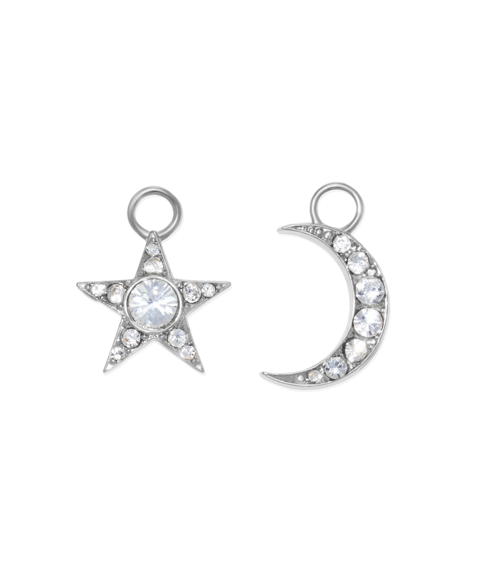 Moon and Star Huggie Charms - Loren Hope