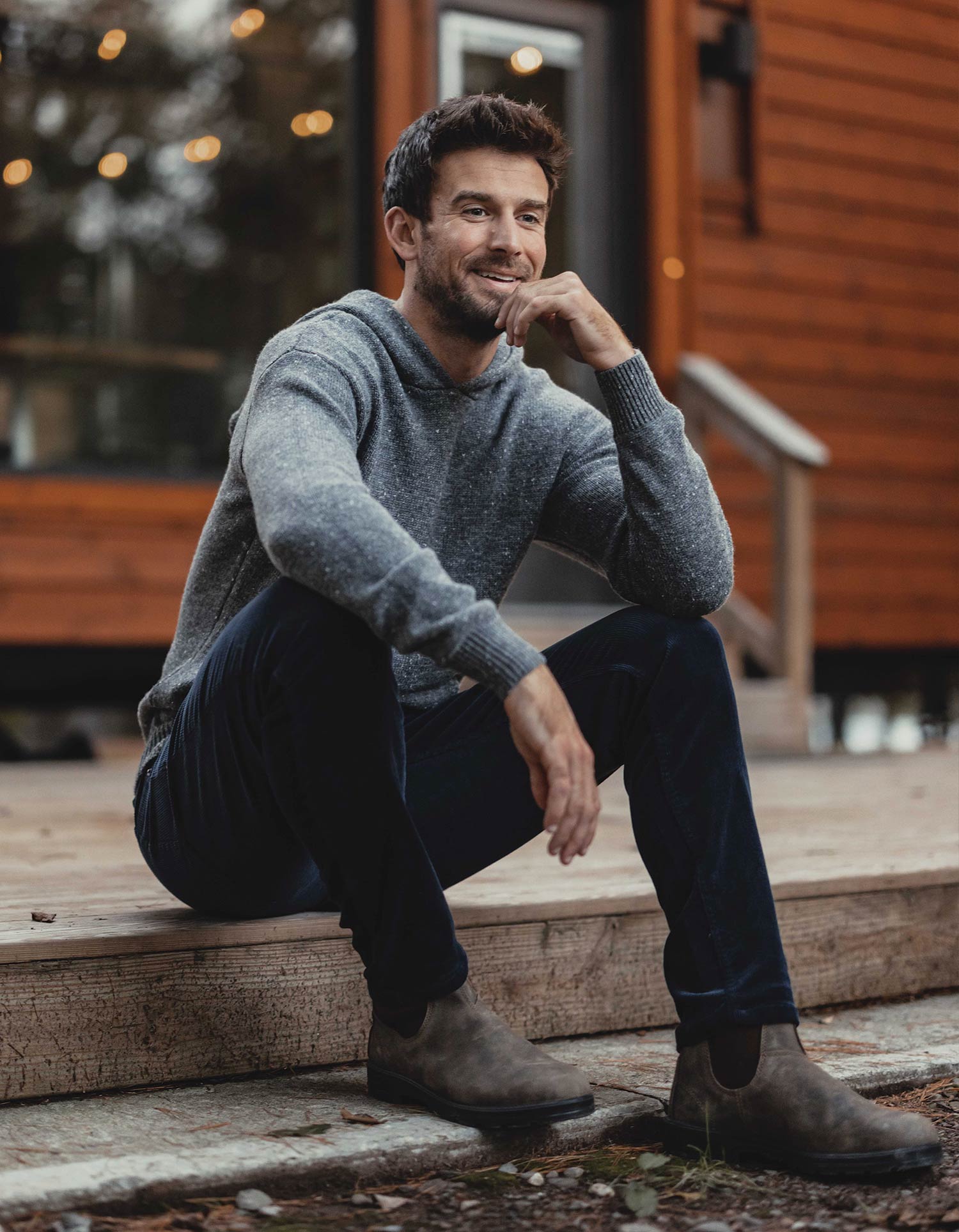 Men | Seawool Nep Hoodie | Grey