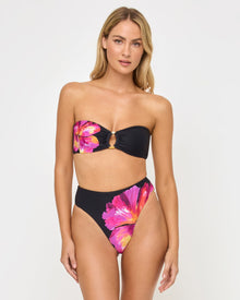 Jasper Bikini Top | After Midnight Hibiscus