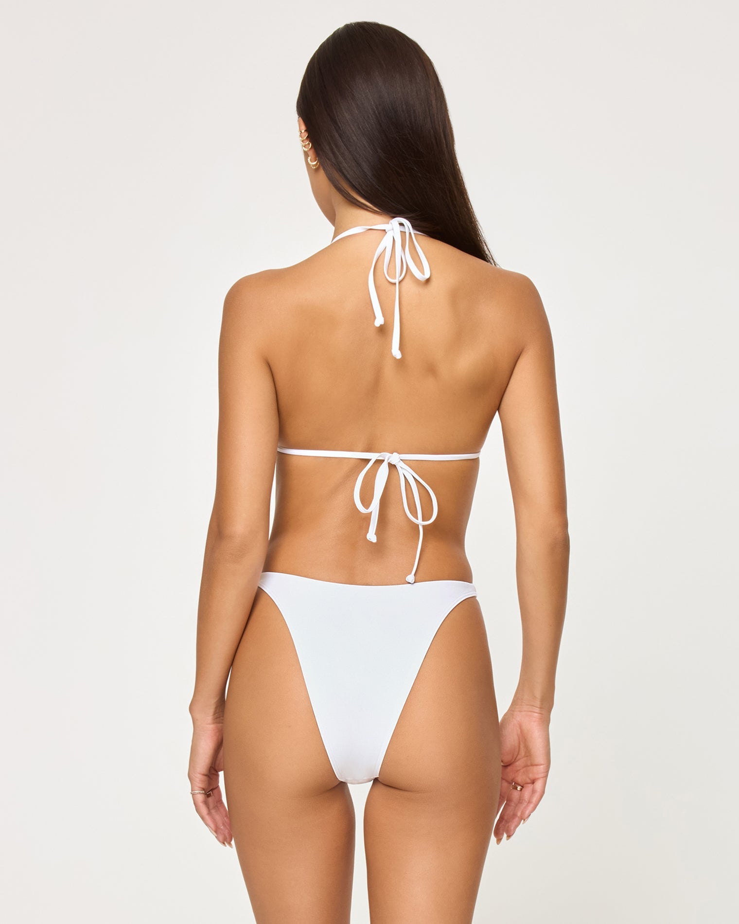 Sienna Bikini Top | White