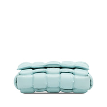 Bottega Veneta | Pre-Owned Nappa Intrecciato Padded Cassette Crossbody - III | Blue/Light Blue