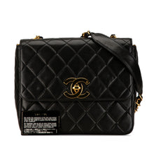 Chanel | Pre-Owned Quilted Lambskin XL Square Flap | Black