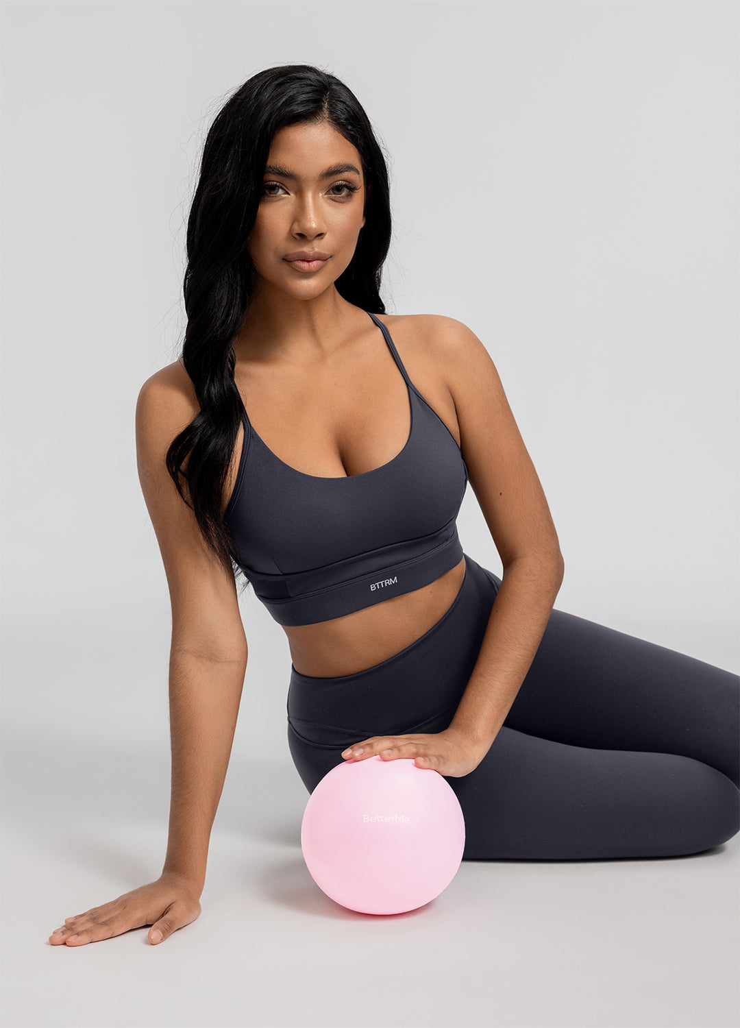 High-Waisted Stretch Performance Leggings | Charcoal