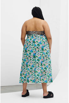 Light Cotton Light Cotton Tieband Multifunctional Dress | Floral Azure Blue