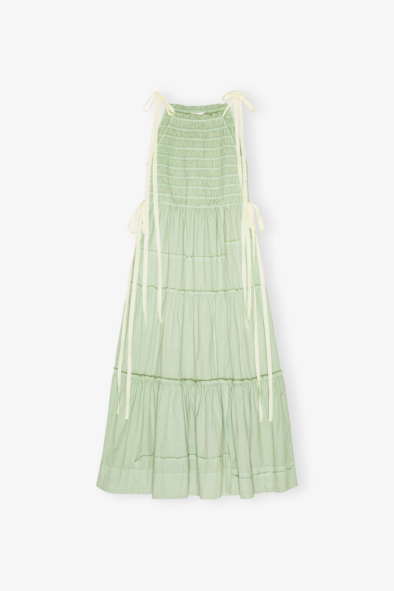 Light Smocked Tiered Dress | Frosty Green