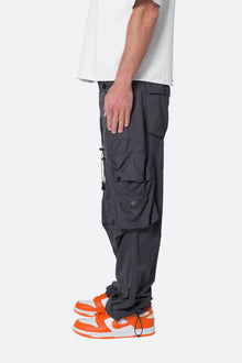 Lightweight Cinch Cargo Pants | Faded Black