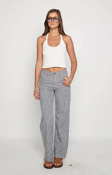 Lioness Top Model Jean | Navy Stripe