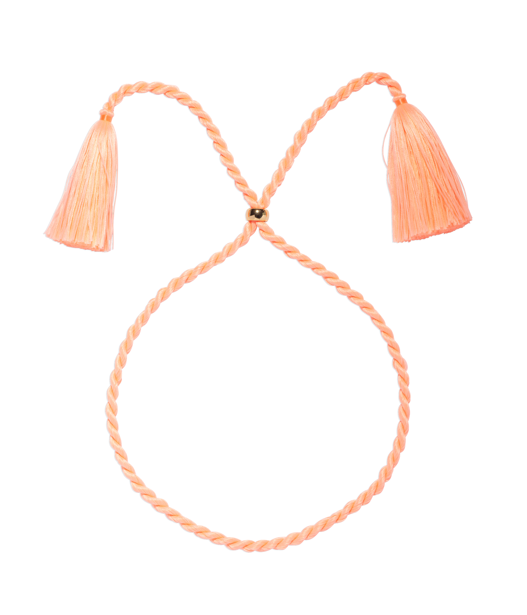 Marina Silk Cord Necklace | Coral