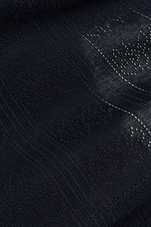 Pointelle Flare Pant | Black
