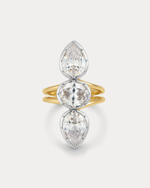 The Marais Triple Statement Ring | Gold