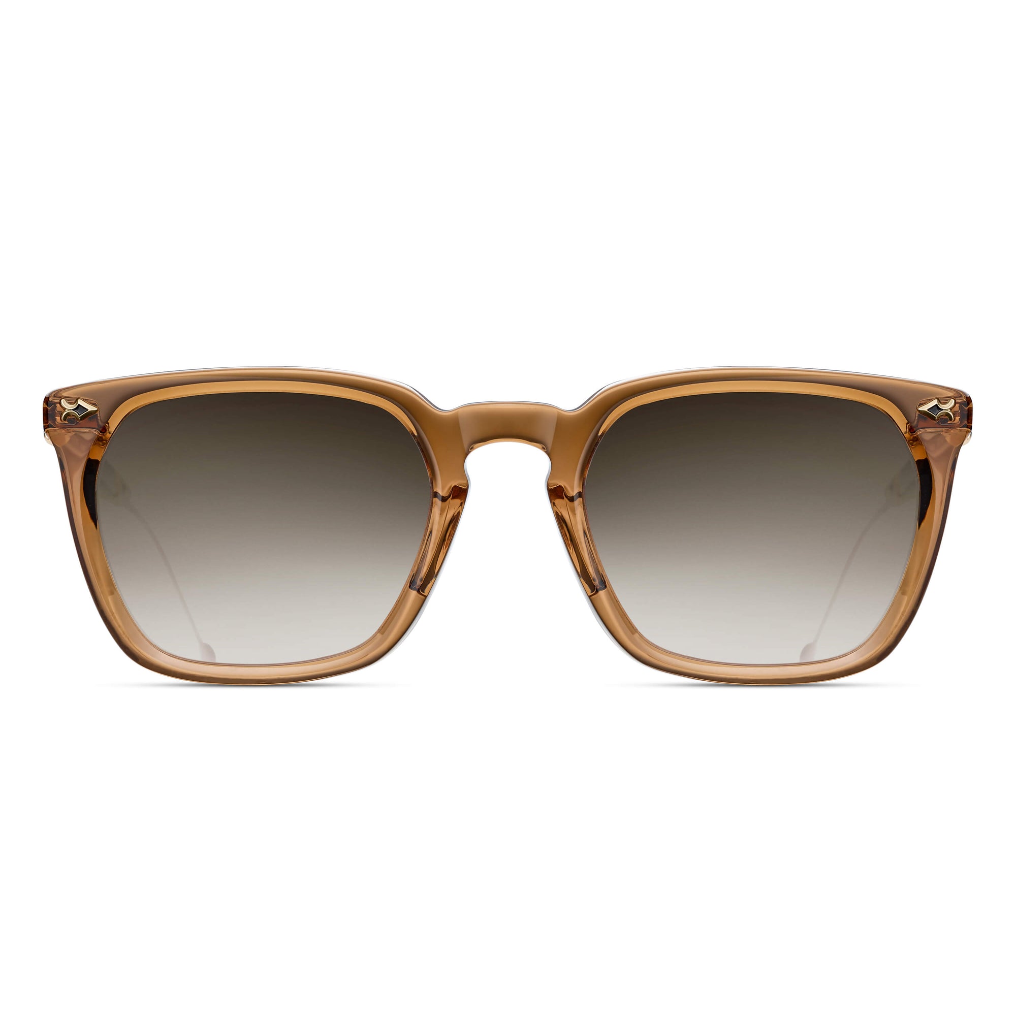 M2043 Square Sunglass | Beer Brown | Brown Gradient Lenses | 51M