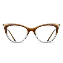 Womens | M2044 Cat Eye Optical | Dark Light Green | Clear Lens | 51MM