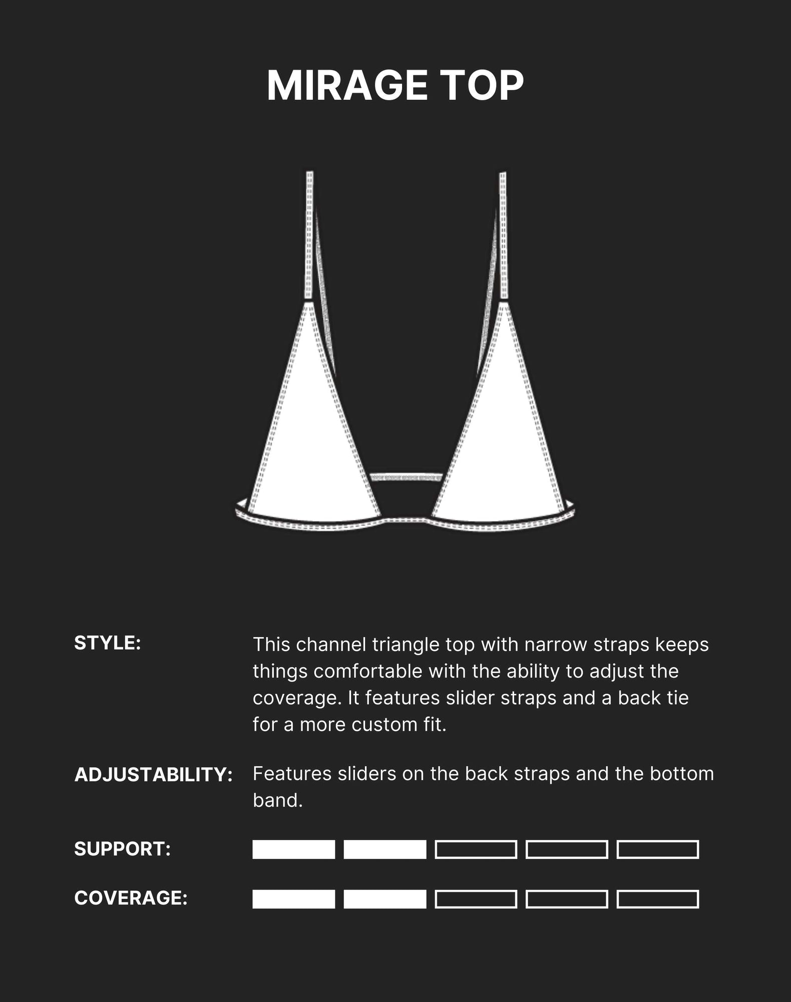 Mirage Bikini Top | Lustrous Gold