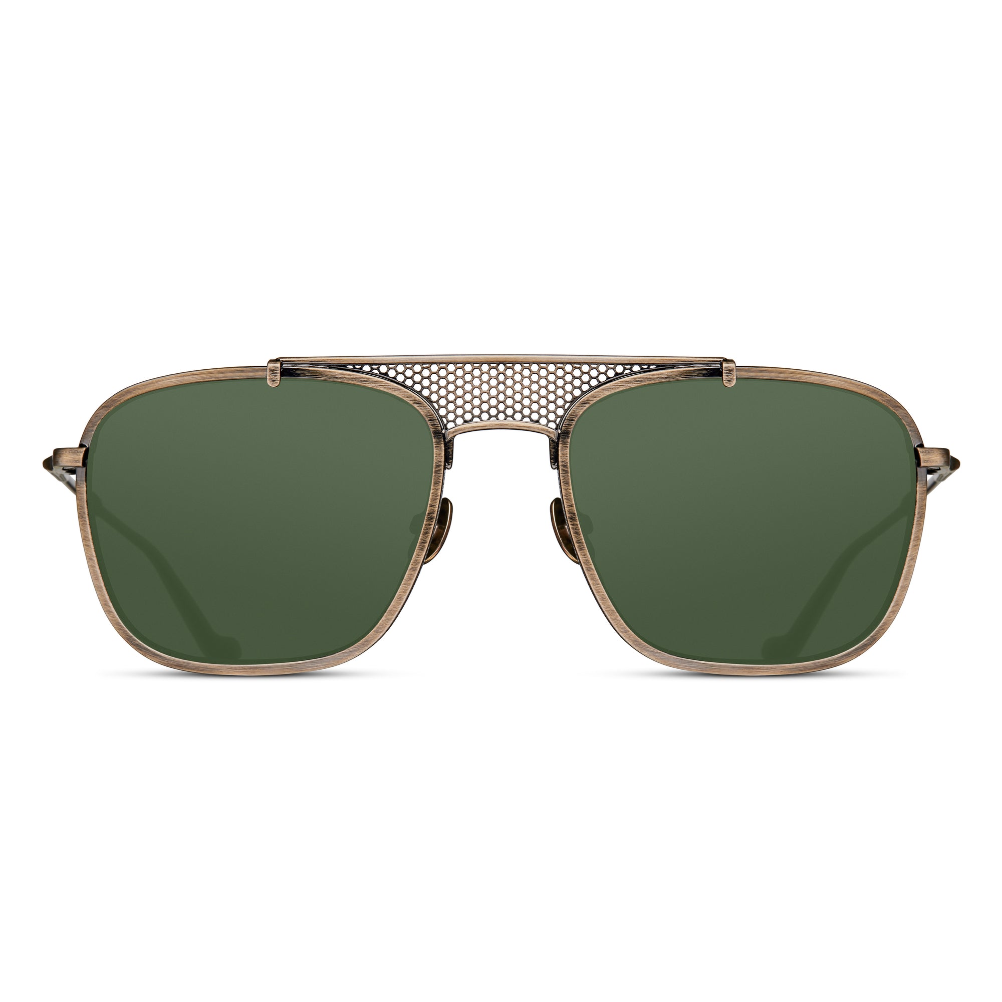 M3110 Aviator Sunglass | Antique Gold | G-15 Lenses | 56MM