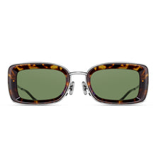 M3124 Rectangle Sunglass | Brushed Silver/Tokyo Tortoise | G-15 Green Lens | 51MM
