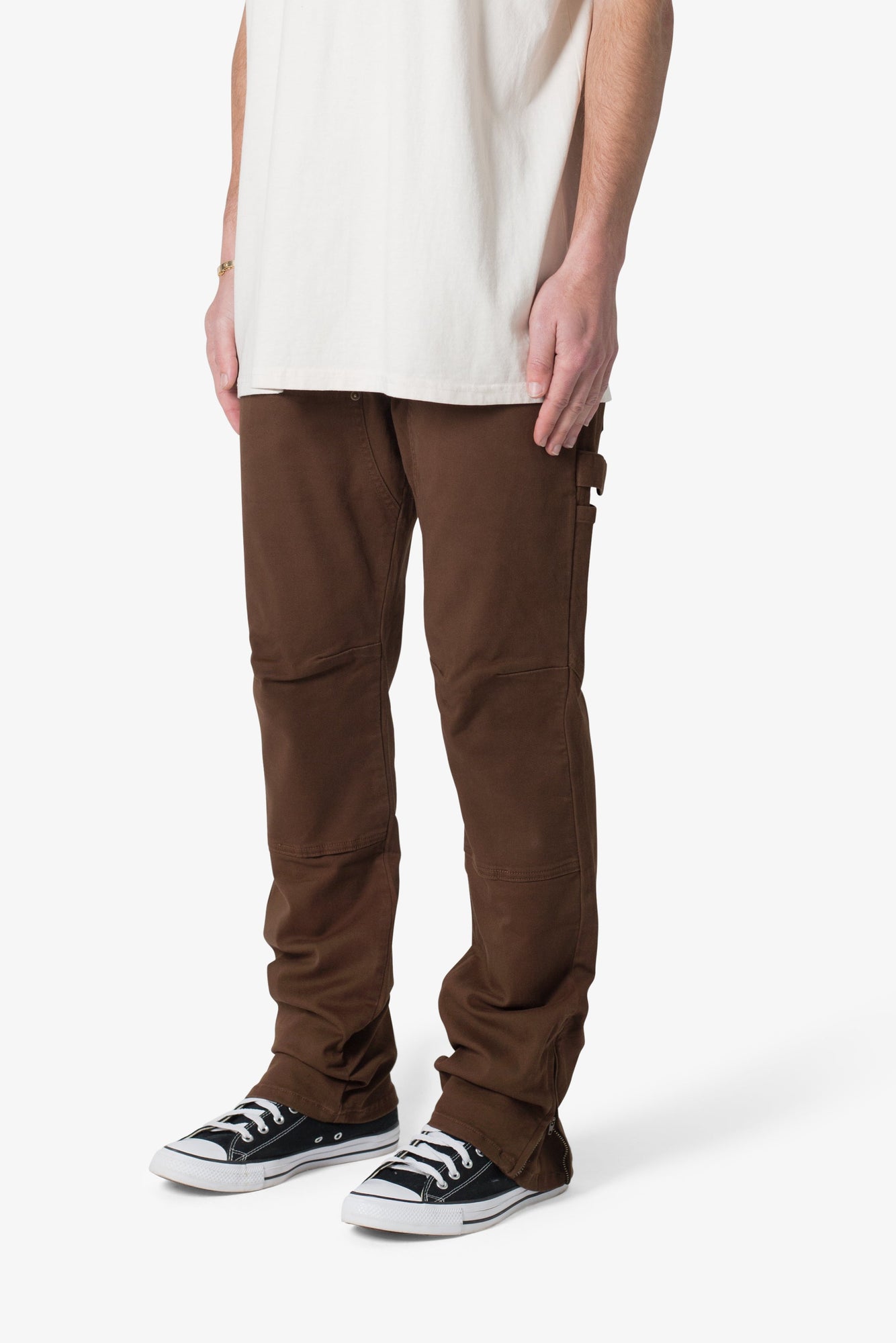 M627 Slim Work Denim | Brown