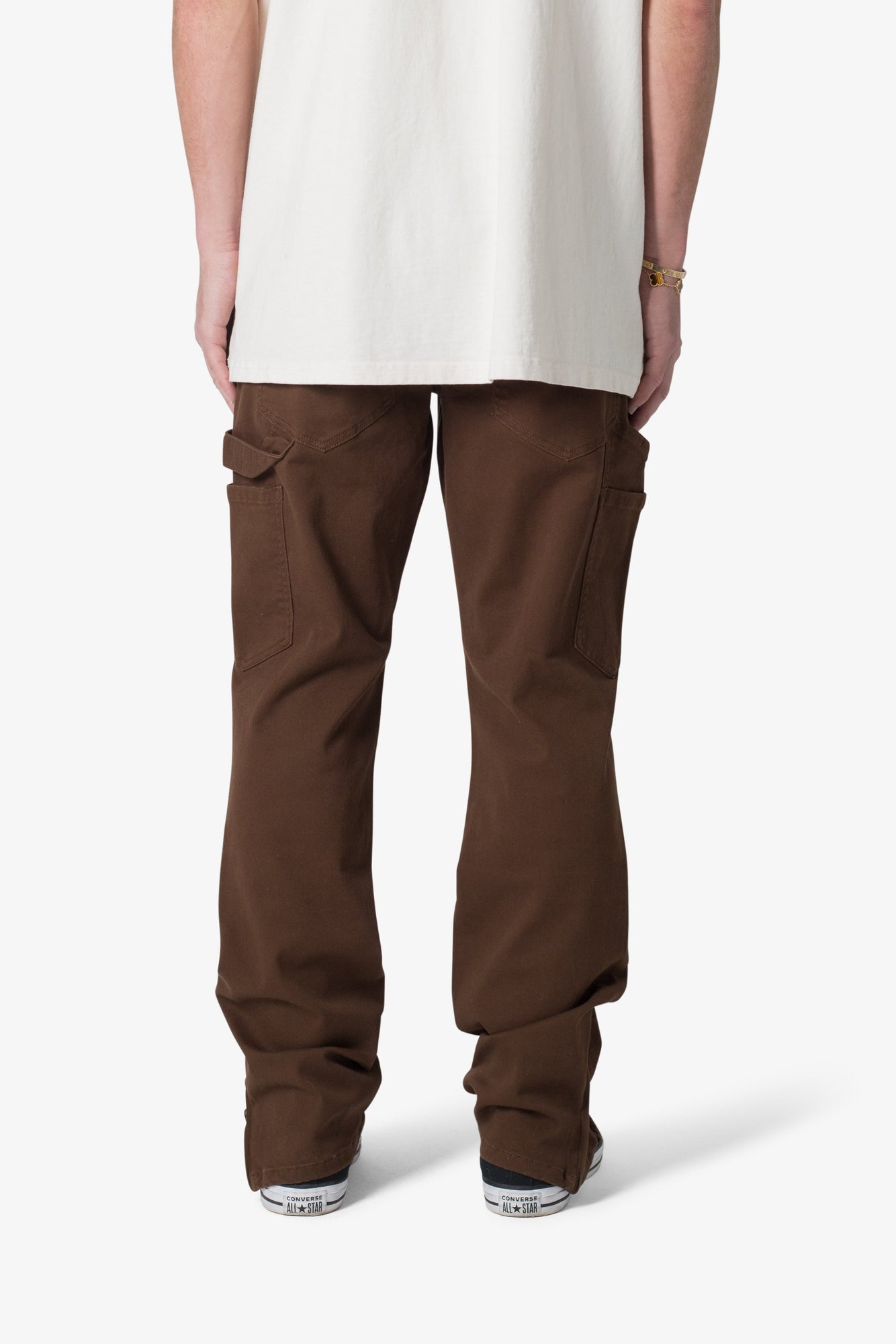 M627 Slim Work Denim | Brown