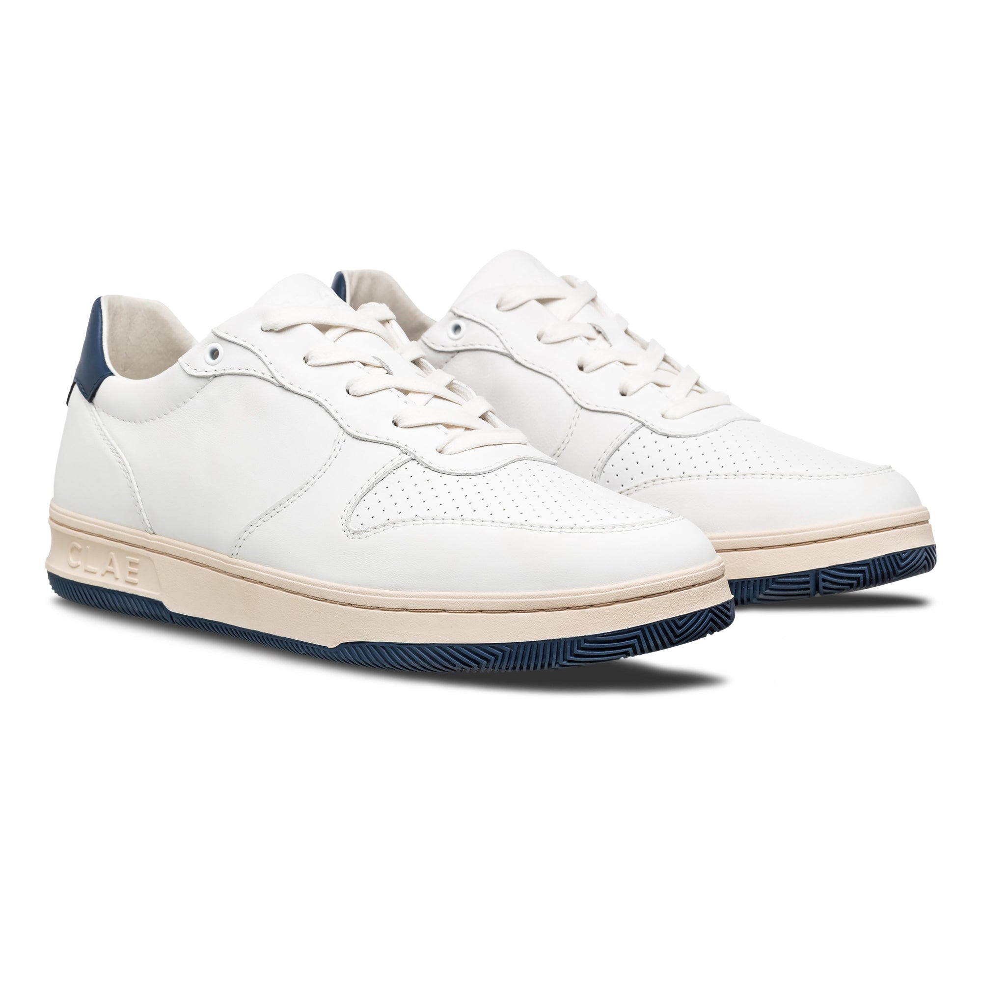 Unisex | Malone | White Leather Ocean