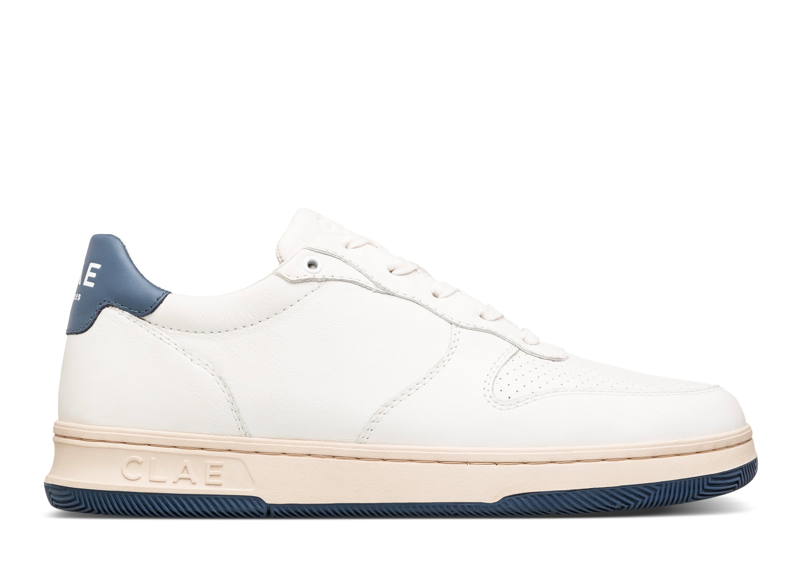 Unisex | Malone | White Leather Ocean