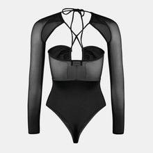 OW Collection Margot Bodysuit | Black Caviar