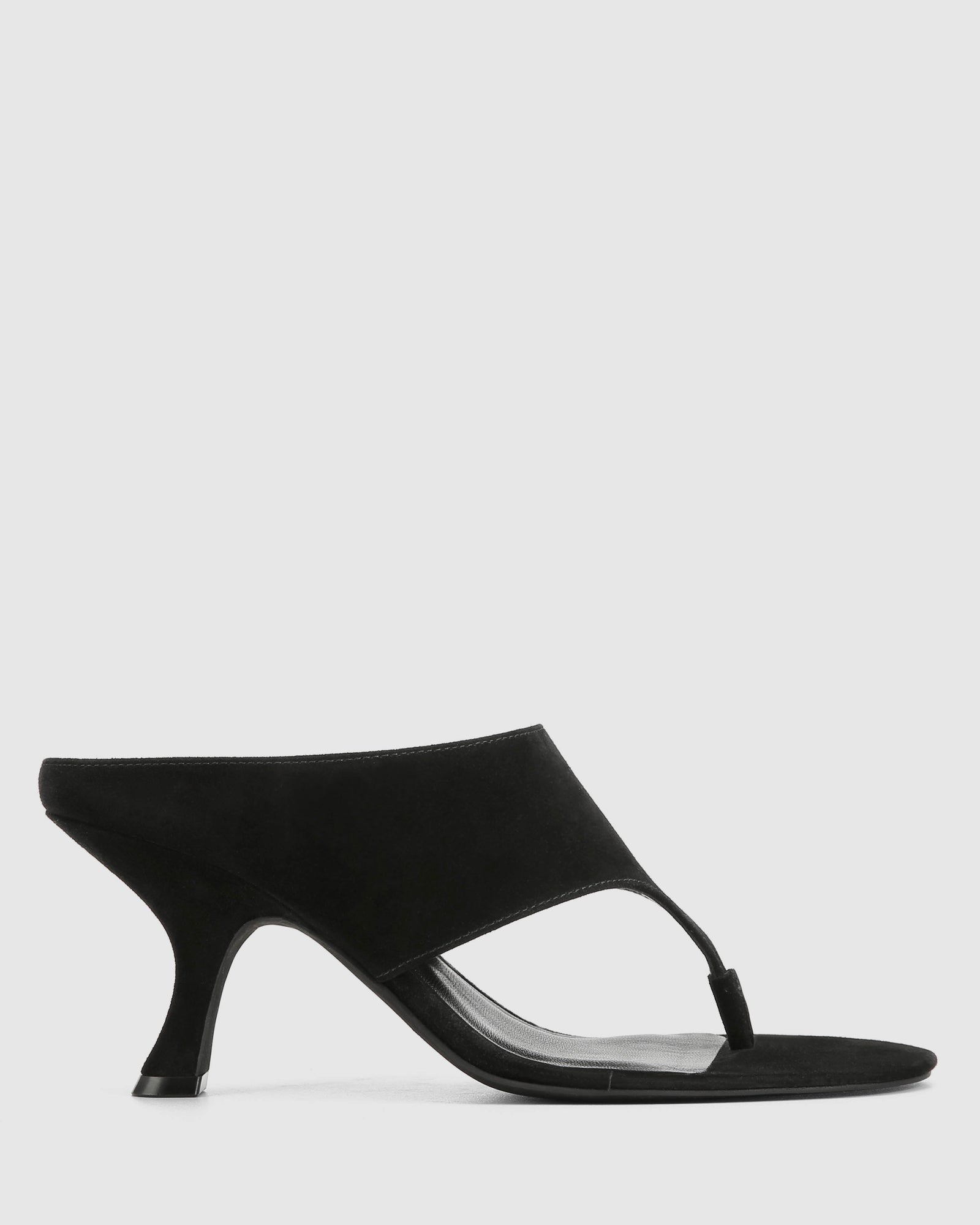 Womens | Mercer Suede Heel | Black