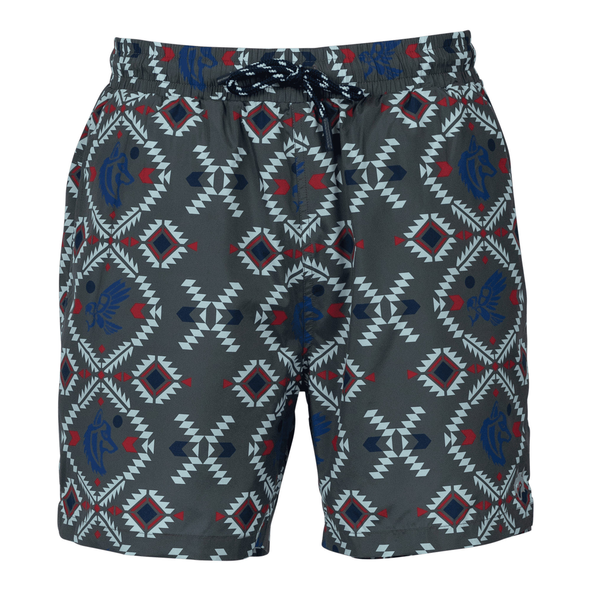 Men | Running Water Wolf Torch Swim Short | Scareb