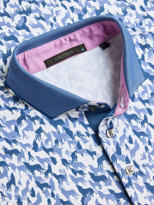 Men | Micro In The Shadows Polo | Arctic