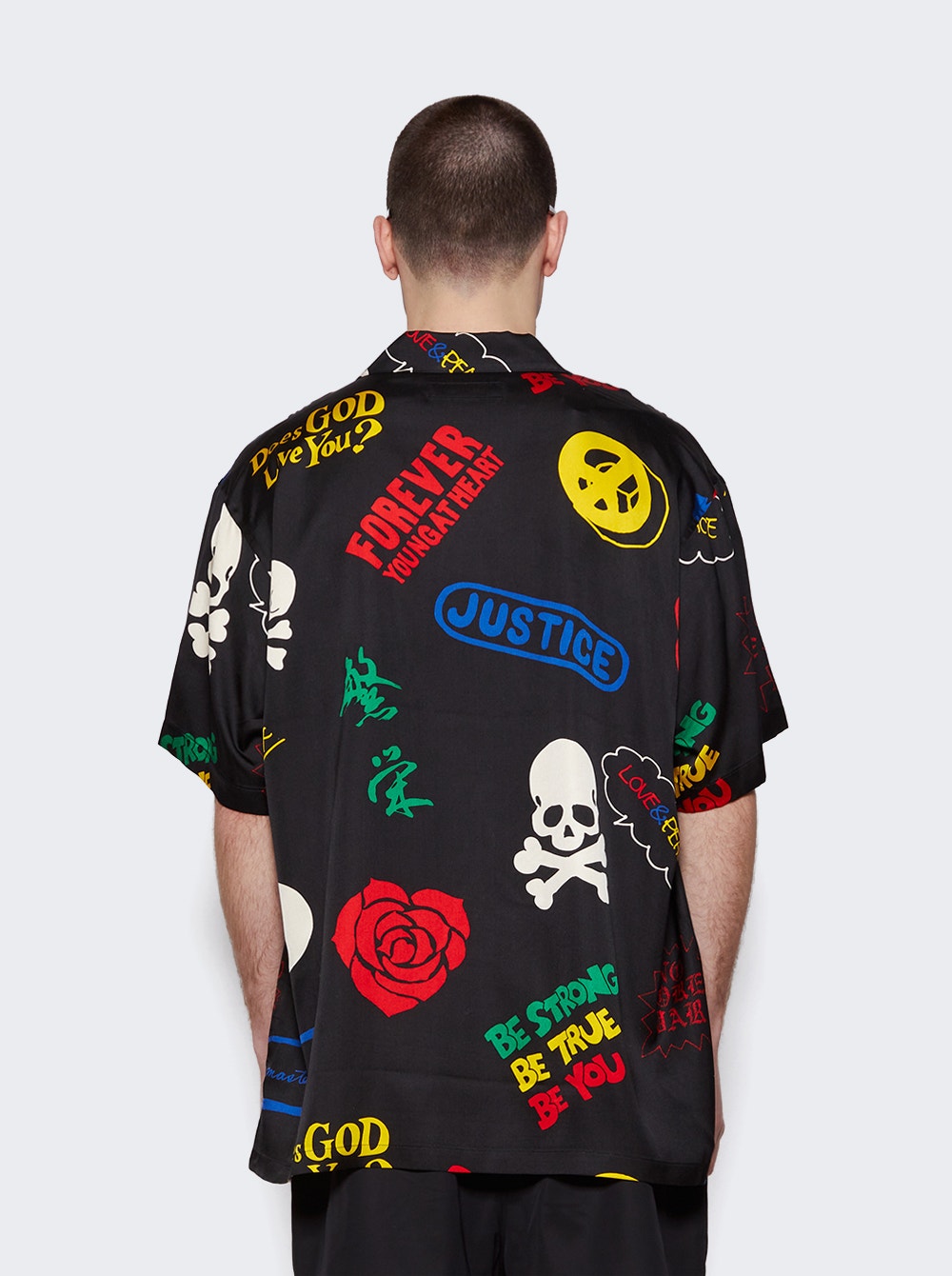 Men | MASTERMIND WORLD | Silk Shirt | Multicolor