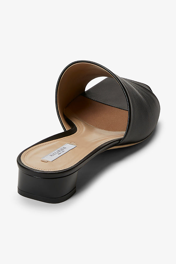 Packshot image of the Carter Slide - Kidskin in Black | Exclude
