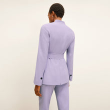 Back image of a woman wearing the Twidwell Blazer