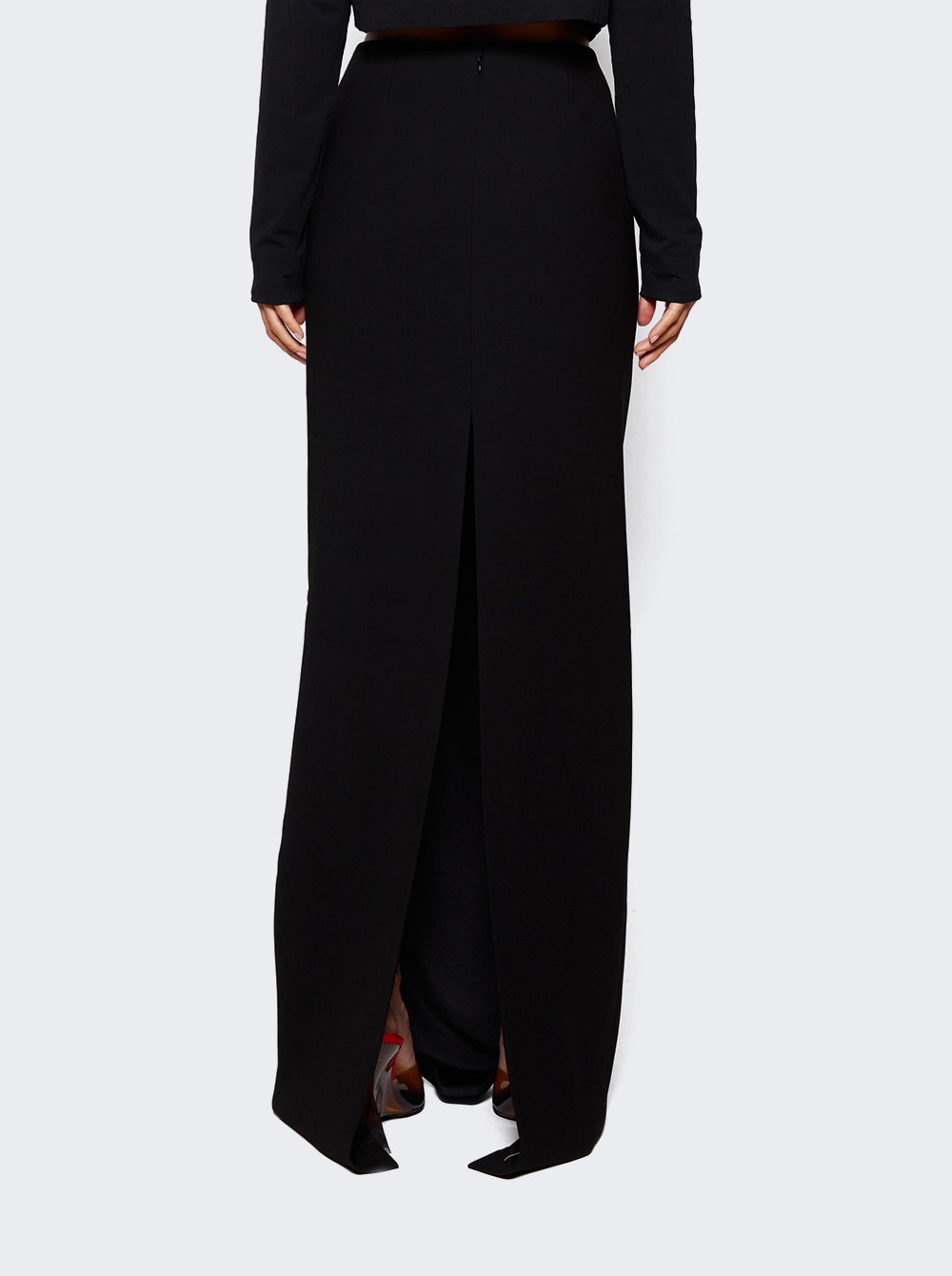 Women | Monot | High Waist Column Skirt | Black