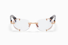 Unisex | Monsieur Optical | White Gold - Crystal Grey | Clear