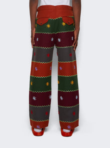 Men | Bode | Embroidered Autumn Quilt Trousers